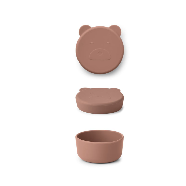Carrie Snack Box Mr. Bear Dark Rose