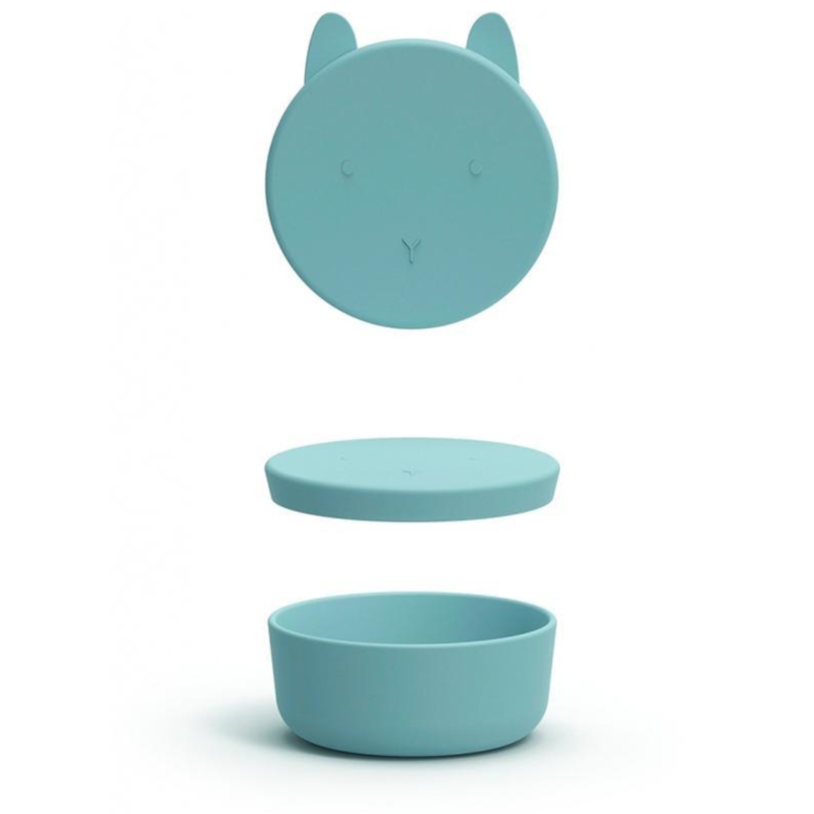 Liewood Charlot Snack Box Rabbit Sea Blue