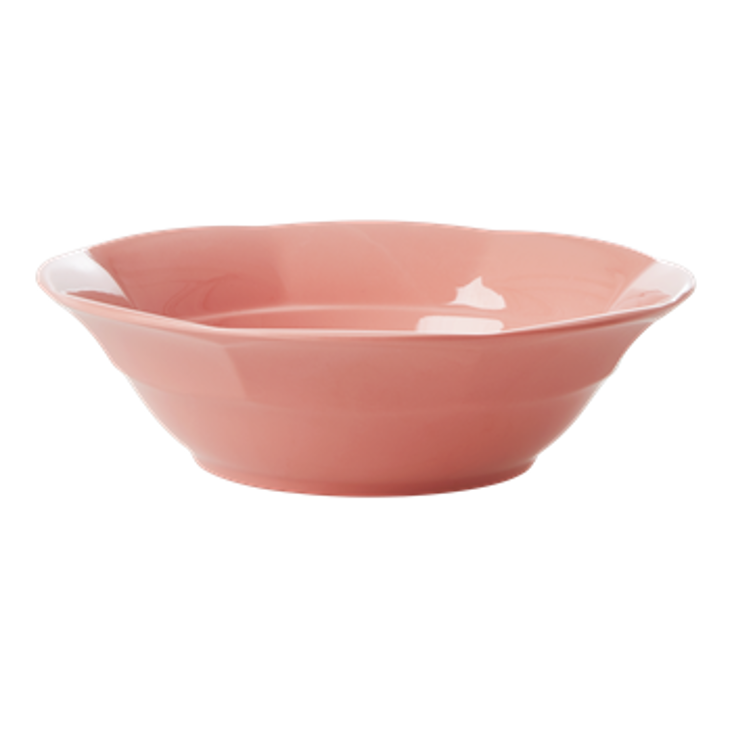 Rice Melamin Suppenteller Coral