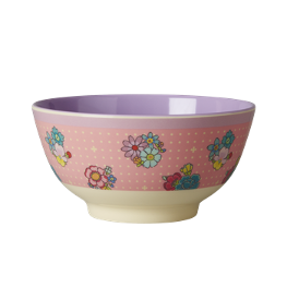 Rice Melamin Flower Stitch Print