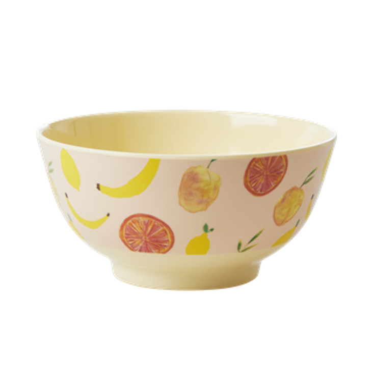 Rice Melamin Schüssel Happy Fruits - Medium