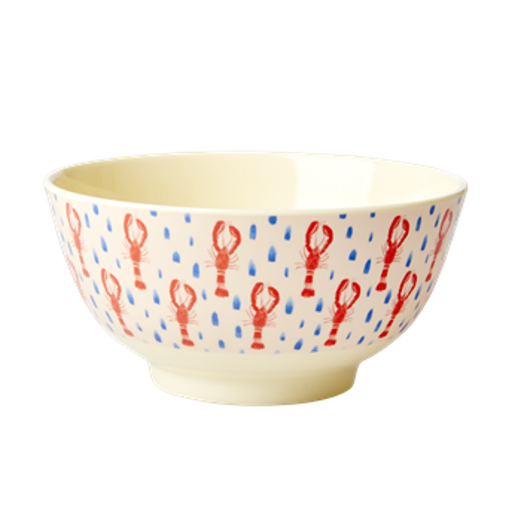 Rice Melamin Schüssel Lobster Print - Medium