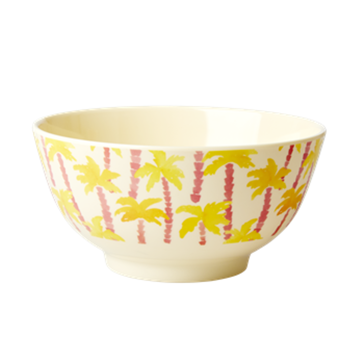 Rice Melamin Schüssel Palm Tree Print - Medium
