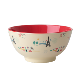 Rice Melamin Schüssel Paris Print