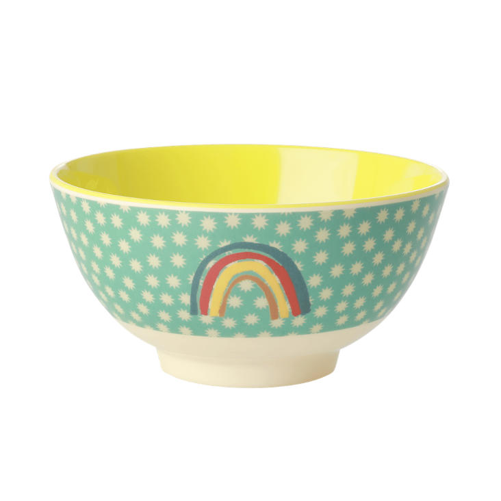 Rice Melamin Schüssel - Rainbow and Stars Print - Medium