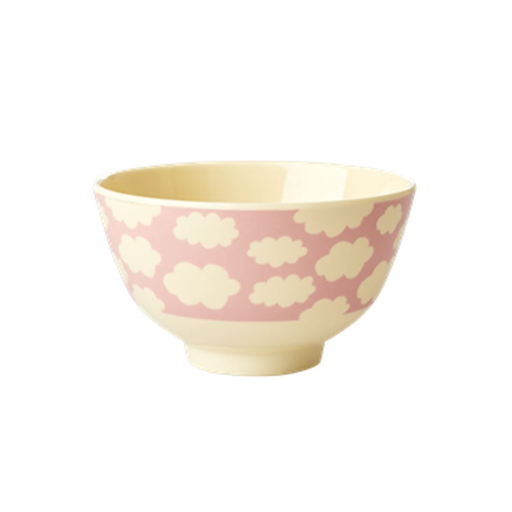 Rice Melamin Schüssel small Cloud Print Pink