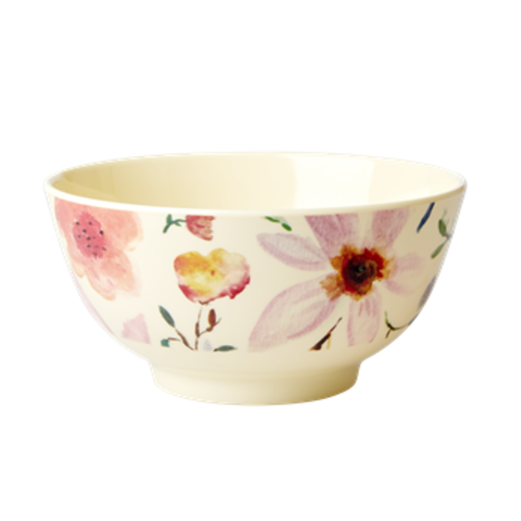 Rice Melamin Schüssel Selmas Flowers Print Medium