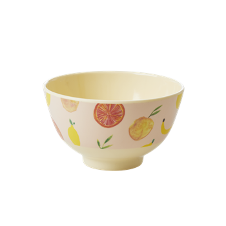 Rice Melamin Schüssel klein Happy Fruits Print