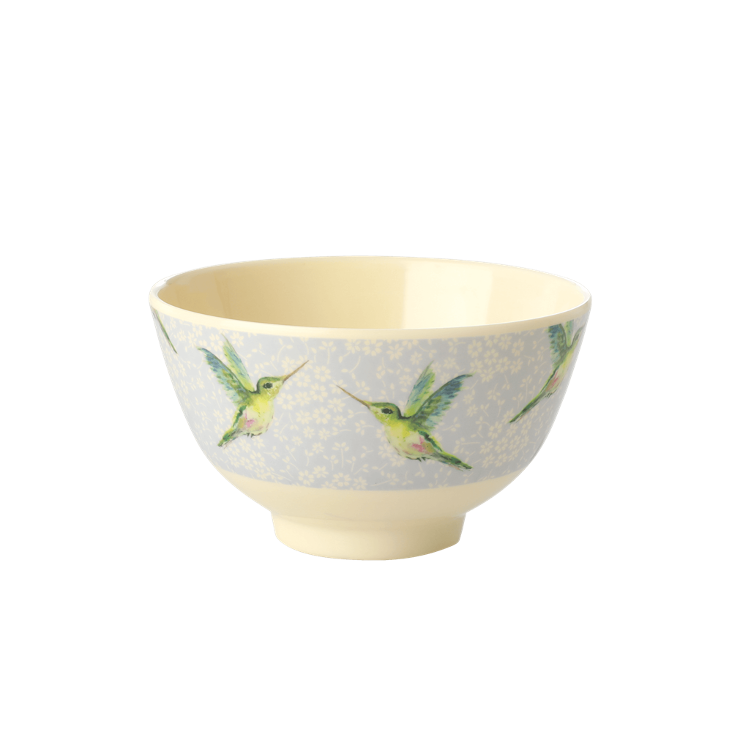 Rice Melamin Schüssel klein - Hummingbird Print