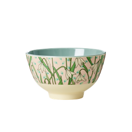 Rice Melamin Schüssel Snowdrop Print