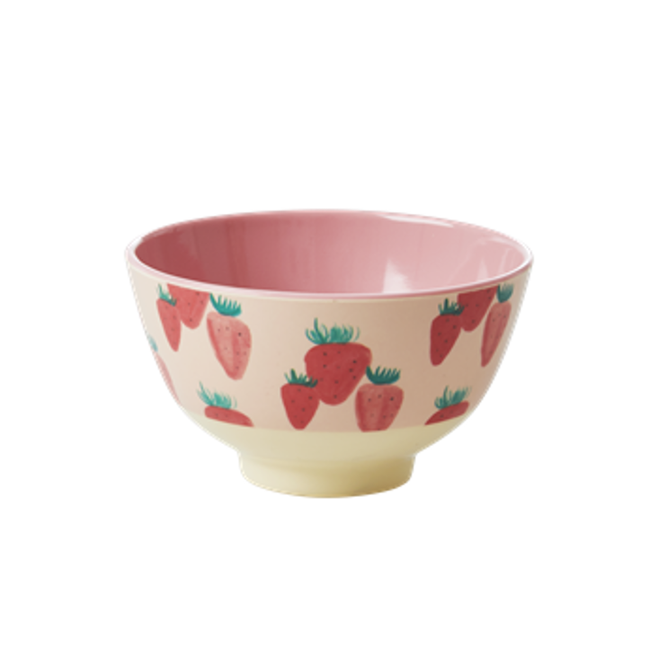Rice Melamin Schüssel klein Strawberry Print