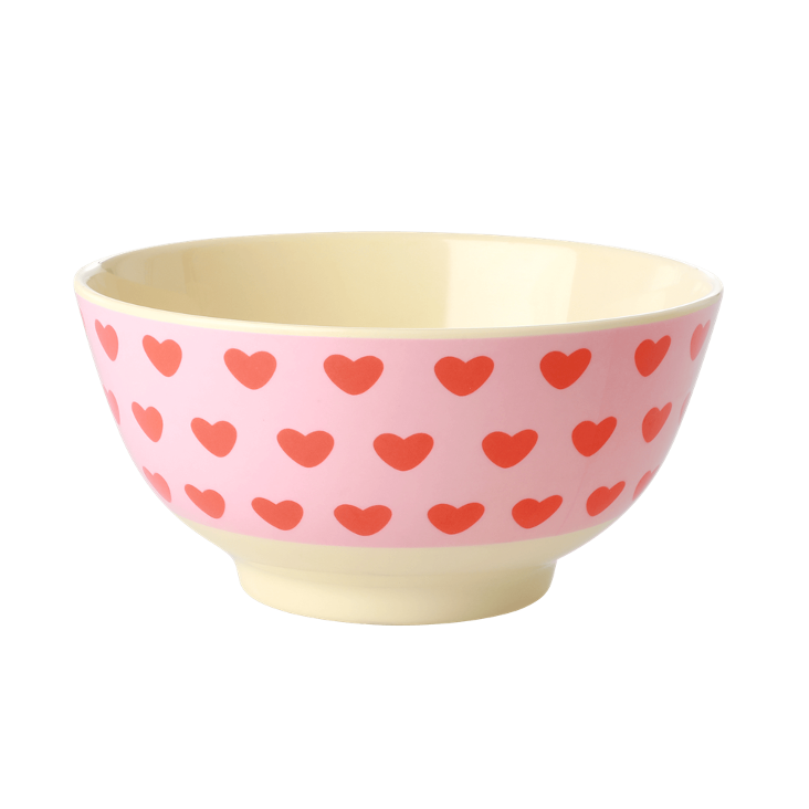 Rice Melamin Schüssel klein - Sweet Hearts Print