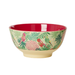 Rice Melamin Schüssel Tropical Print