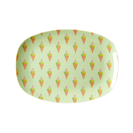 Dessertteller Melamin mit Summer Print