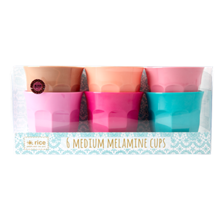 Rice Becher 6er Set Medium Life is Better in Color