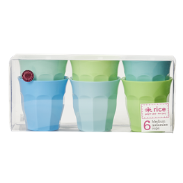 Rice Becher 6er Set grüntöne klein