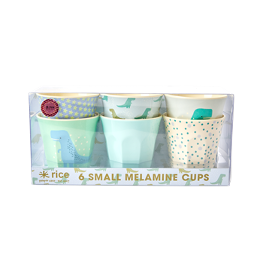 Rice Becher 6er Set klein Dino Print