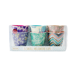 Rice Becher 6er Set klein Life is Better in Color Print