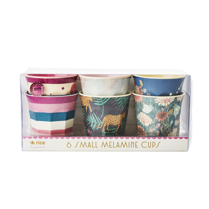 Rice Becher 6er Set klein `Simply Yes` Print