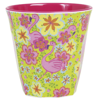 Rice Melamin Becher Flamingo Print