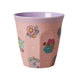 Rice Melamin Becher Flower Stitch Print