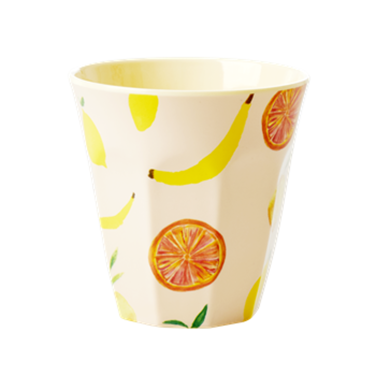 Rice Melamin Becher Happy Fruits Print