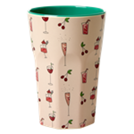 Rice Melamin Becher gross Cocktail Print