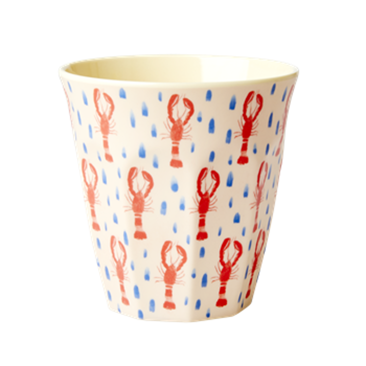 Rice Melamin Becher Lobster Print