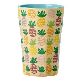 Rice Melamin Becher gross Ananas