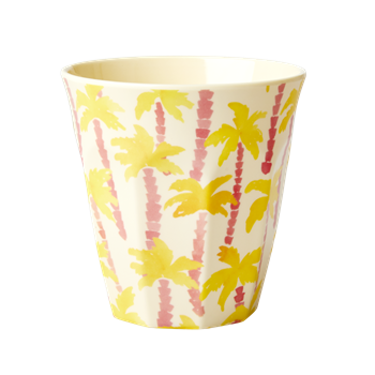 Rice Melamin Palm Tree Print