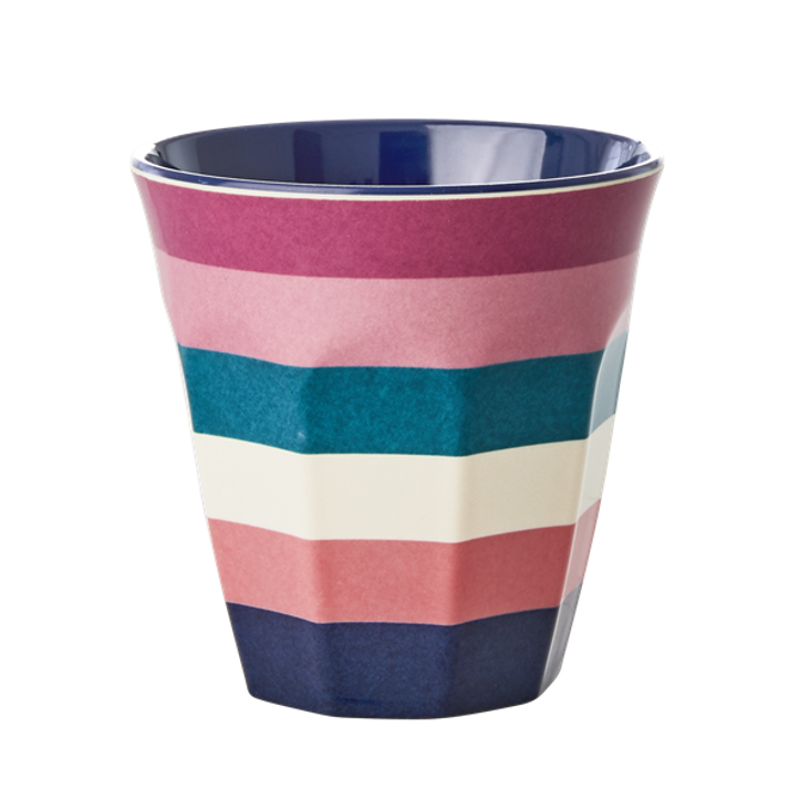 Rice Melamin Becher Stripe Print