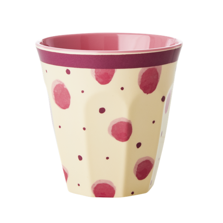 Rice Melamin Becher Pink Watercolor Splash Print