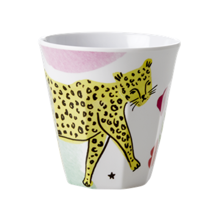 Rice Melamin Becher Leopard Print