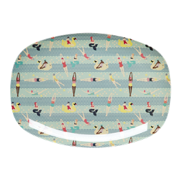 Rice Melamin Platte Swimster