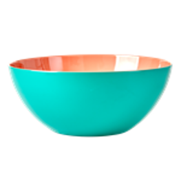 Salatschüssel Jade und Apricot von Rice