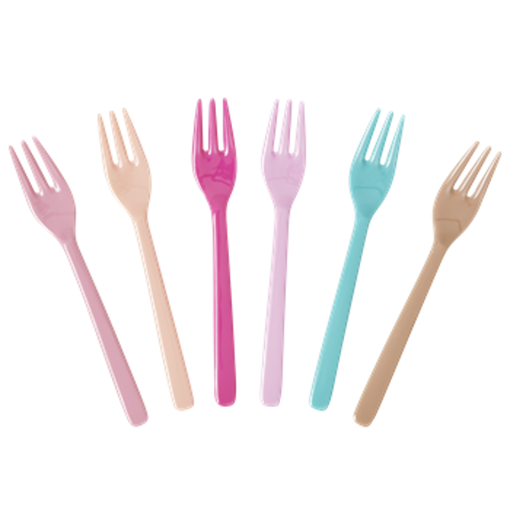 Rice Melamin Gabeln, 6er Set