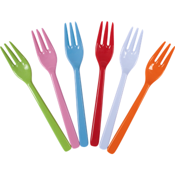 Rice Melamin Gabeln, 6er Set
