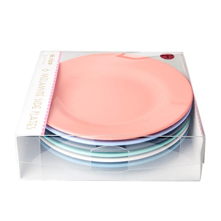 Rice Melamin Teller 6er Set Happy 21 Colors