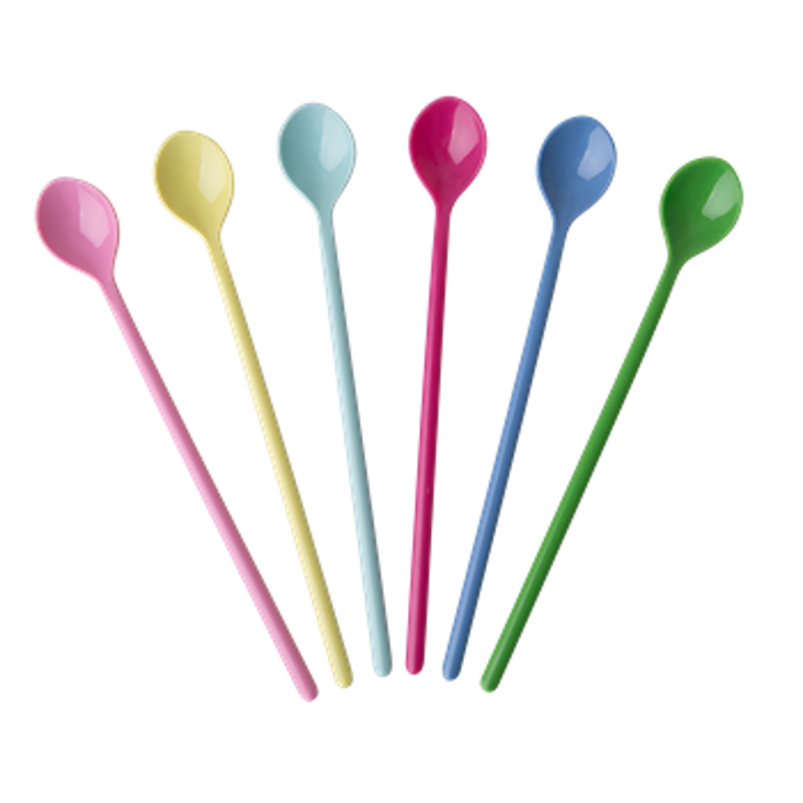 Rice Melamin Löffel 6er Set Classic Colors