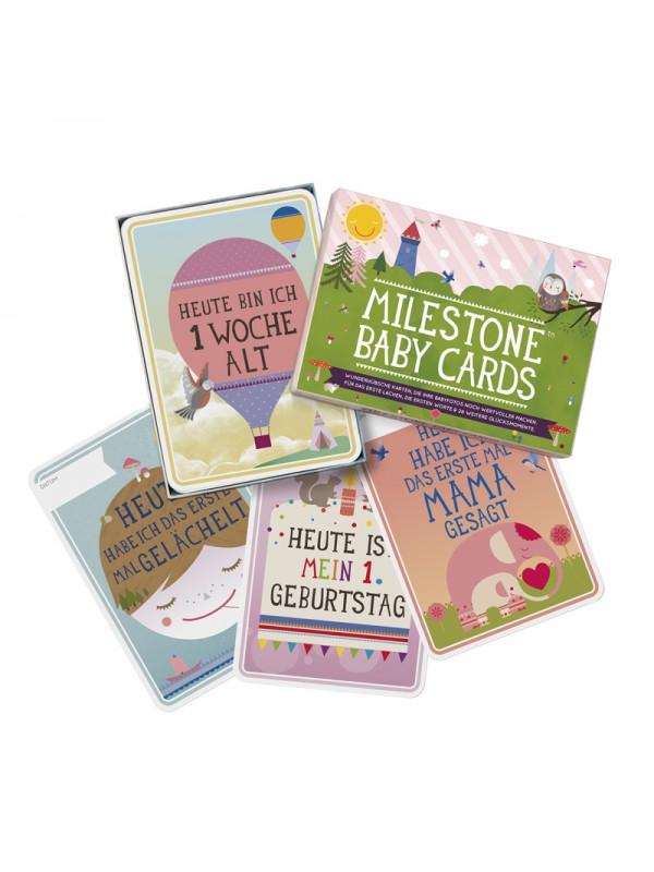 Milestone Karten Baby deutsch - 0