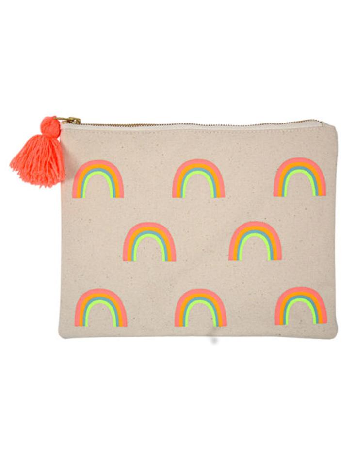 Meri Meri Rainbow Large Canvas Pouch