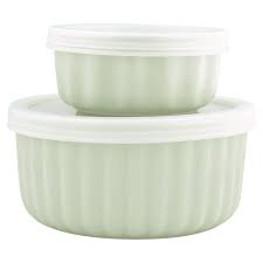Alice Auflaufform Set mit Deckel pale green von Greengate