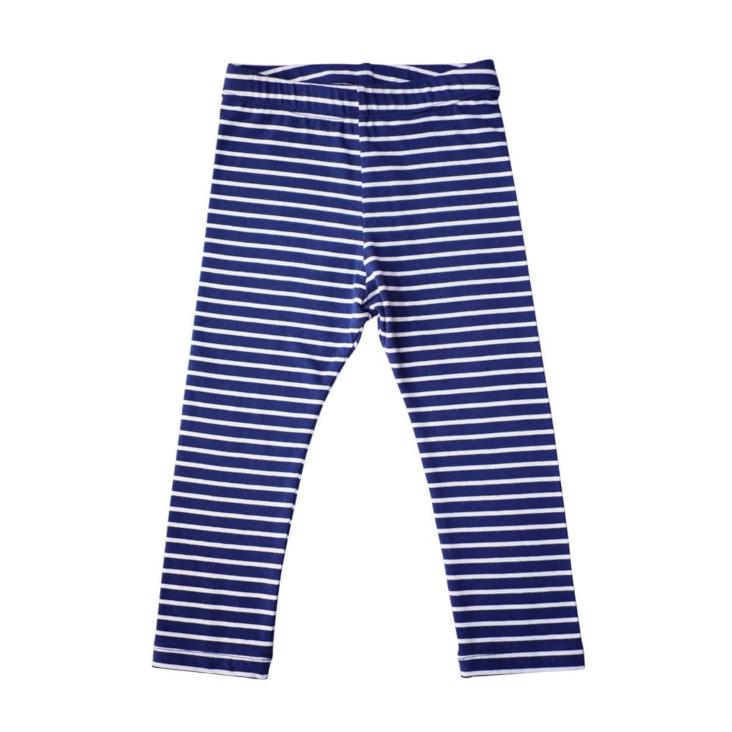 Leggings Dunkelblau Gestreift