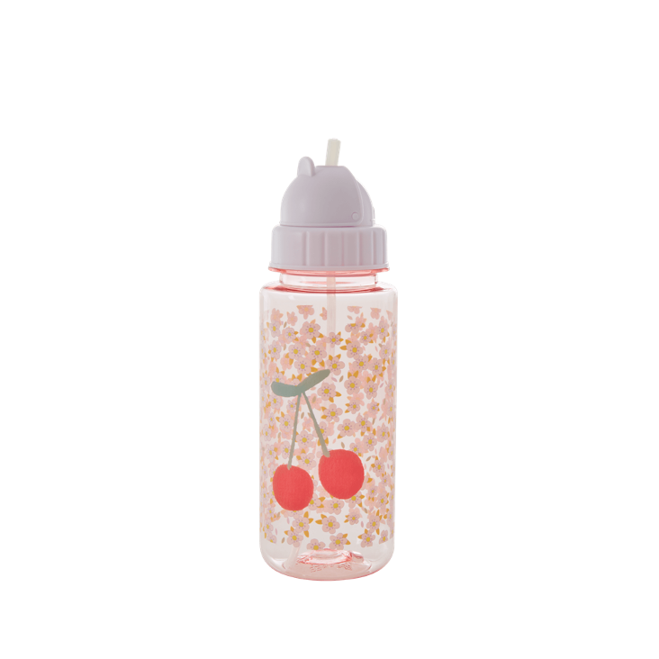 Trinkflasche - small Flowers and Cherry Print 500ml