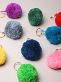 PomPom Schlüsselanhänger
