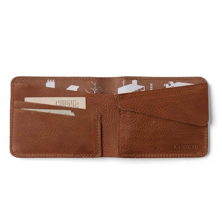 Portemonnaie Fortune Small Cognac used look