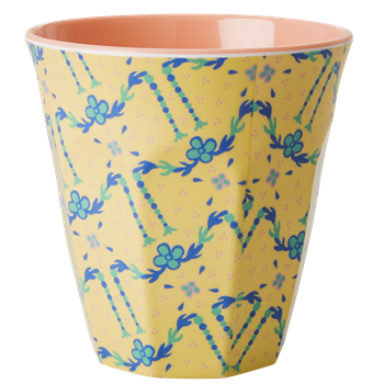 Rice Melamin Becher Cream Flower Garland Print