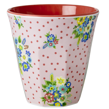 Rice Melamin Becher Vintage Flower Print