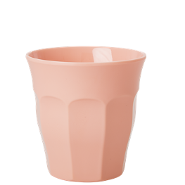 Rice Melamin Becher uni klein pastel coral