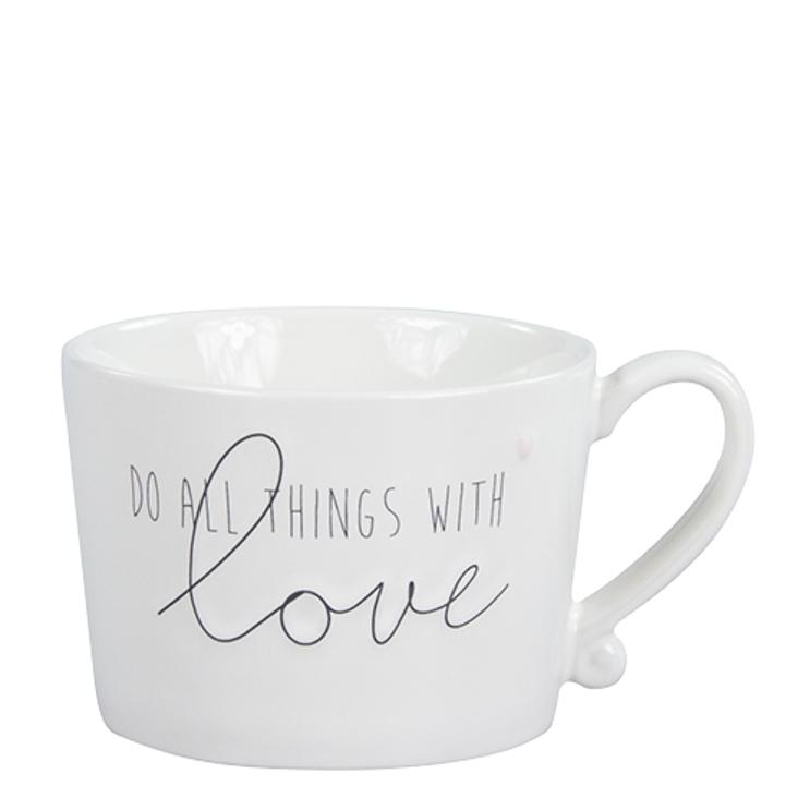 Tasse Do all things with love